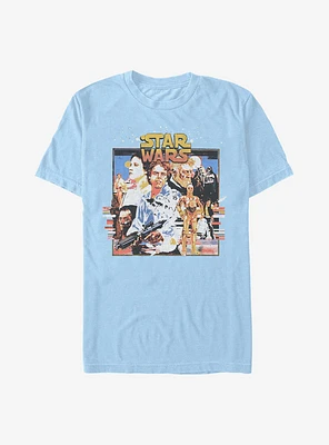 Star Wars Episode IV A New Hope Collage Poster T-Shirt
