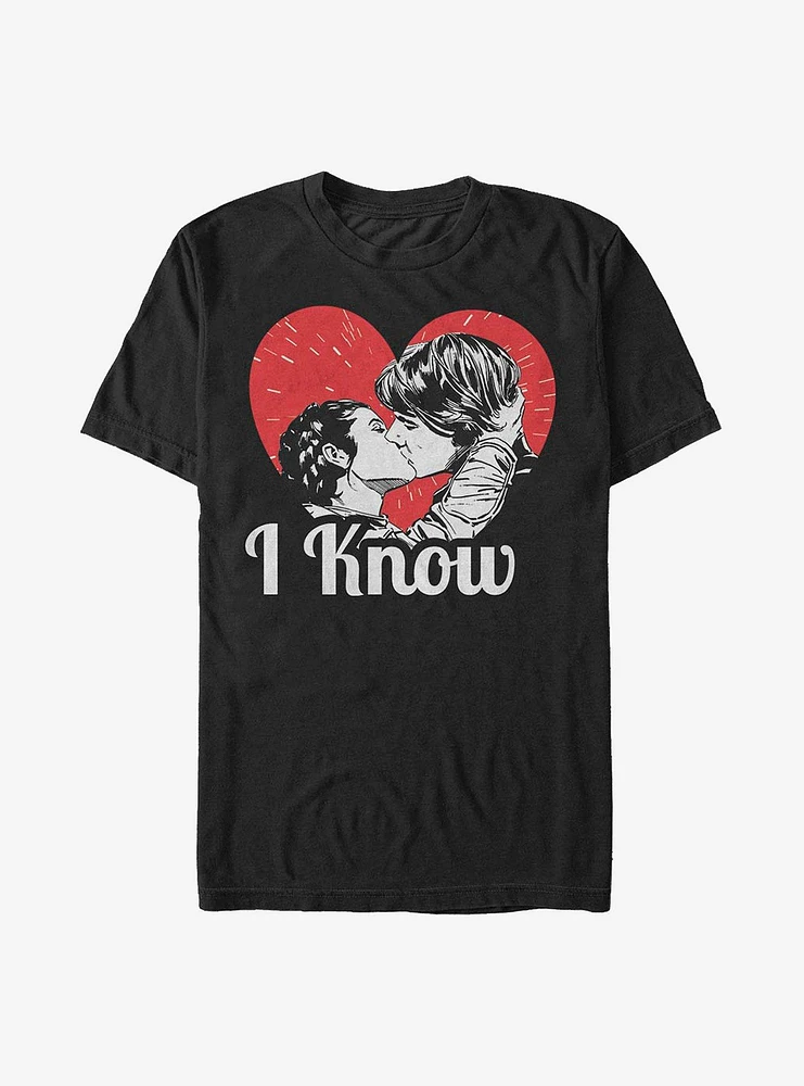 Star Wars Han And Leia I Know T-Shirt