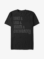 Star Wars Names T-Shirt