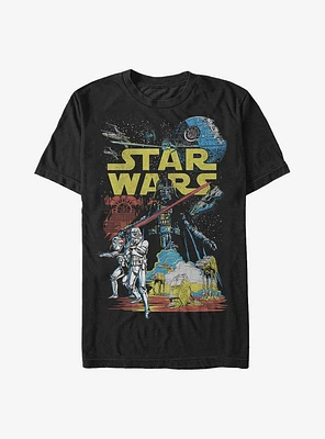 Star Wars Rebel Classic Poster T-Shirt