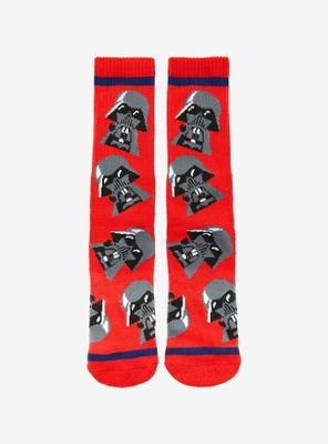Star Wars Darth Vader Chibi Allover Print Crew Socks - BoxLunch Exclusive