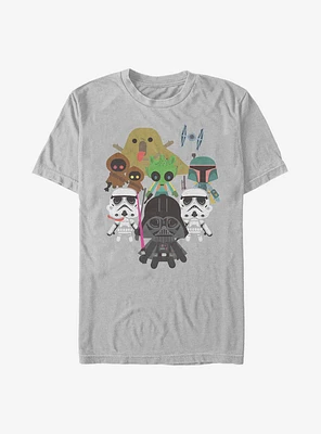 Star Wars All Villains Kawaii T-Shirt
