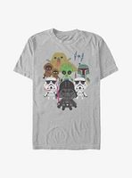 Star Wars All Villains Kawaii T-Shirt