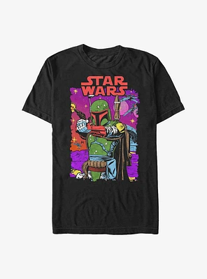 Star Wars Bold Colors Boba Fett T-Shirt