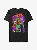 Star Wars Bold Colors Boba Fett T-Shirt