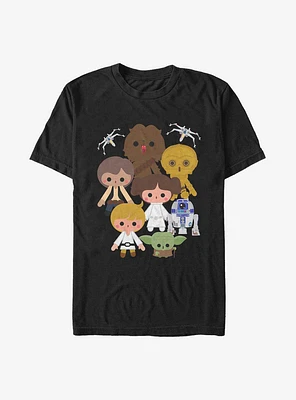 Star Wars Heroes Kawaii T-Shirt