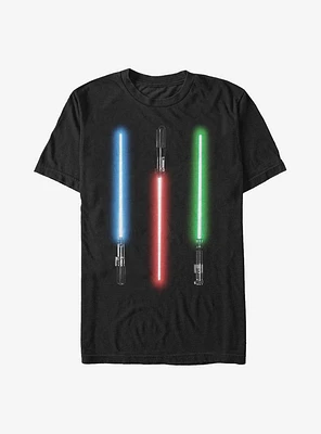 Star Wars Lightsaber Line Up T-Shirt