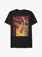 Star Wars Mando Jet Backpack T-Shirt