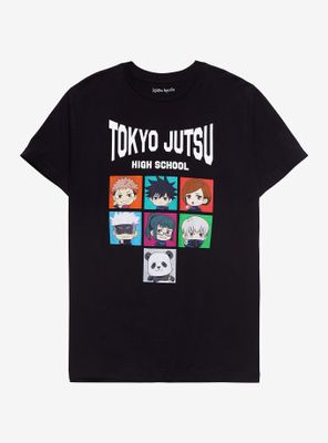 Jujutsu Kaisen Group Icon Chibi T-shirt