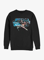Star Wars X-Wing Filled Logo Crew Sweatshirt
