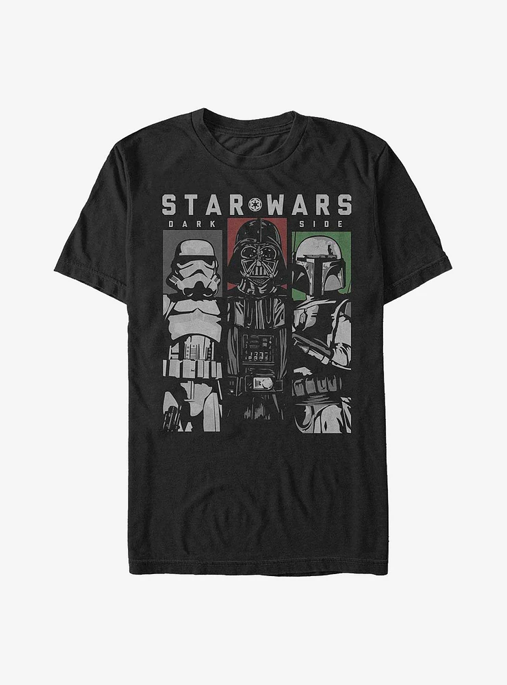 Star Wars Dark Side Panels T-Shirt