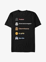 Star Wars Emoji Icons T-Shirt