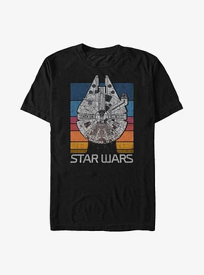 Star Wars Falcon Rainbow Colors T-Shirt