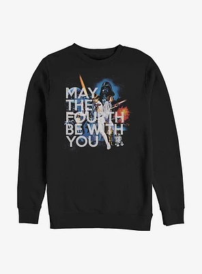 Star Wars Original May The Fourth Crew Sweatshirt