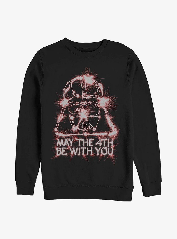 Star Wars Sparkler May The Fourth Crew Sweatshirt