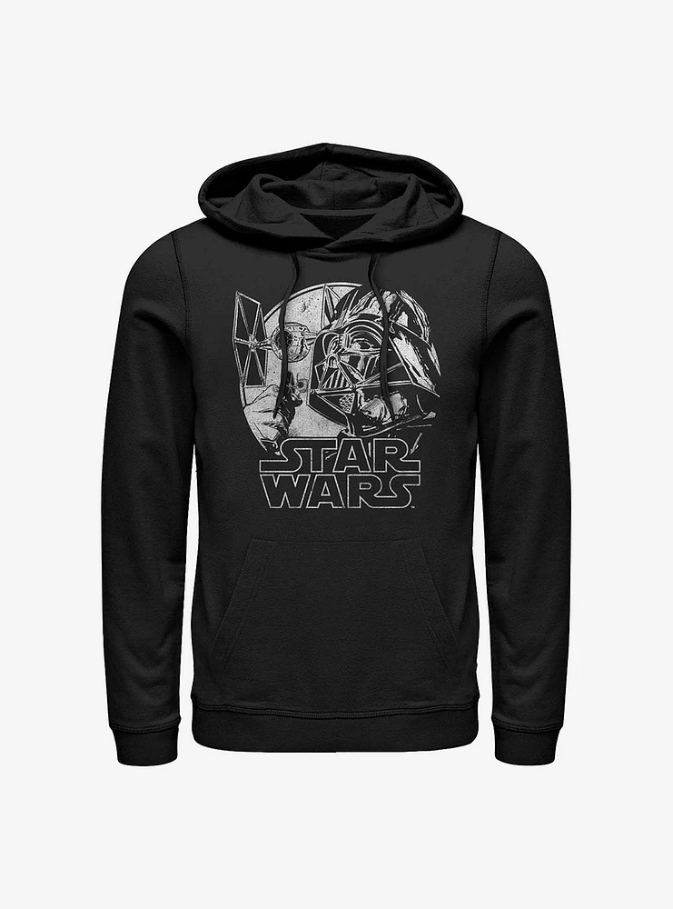 Star Wars Vader Ships Hoodie