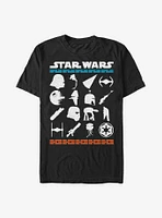 Star Wars Empire Silhouettes T-Shirt