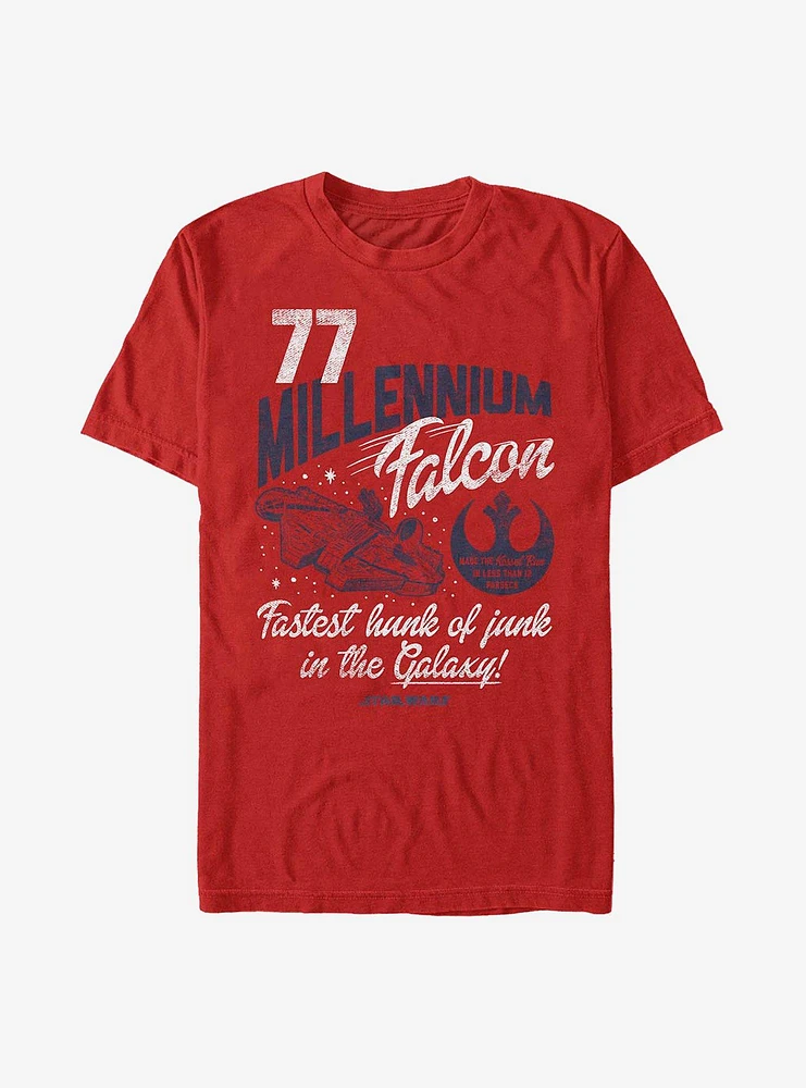 Star Wars Falcon Fastest Hunk Of Junk T-Shirt