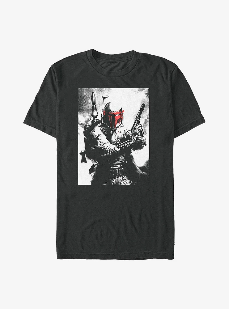 Star Wars Boba Fett Fierce Pose T-Shirt