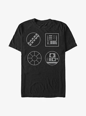 Star Wars Character Audio Front T-Shirt