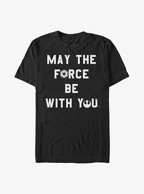 Star Wars May The Fource Be With You T-Shirt