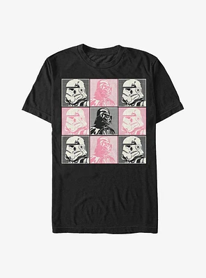 Star Wars Storm Trooper Vader Boxes T-Shirt