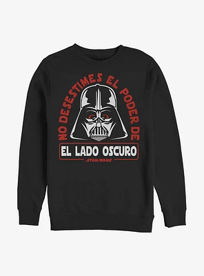 Star Wars El Lado Oscuro Crew Sweatshirt