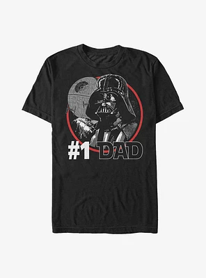 Star Wars Darth Vader Number One Dad T-Shirt