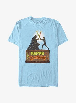 Star Wars Happy Birthday Cake T-Shirt