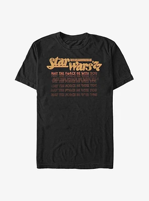 Star Wars May The Force Be With You T-Shirt