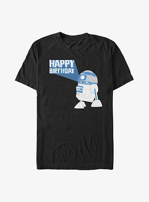 Star Wars R2-D2 Happy Birthday T-Shirt