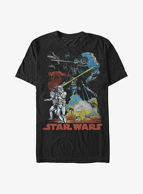 Star Wars Space Poster T-Shirt