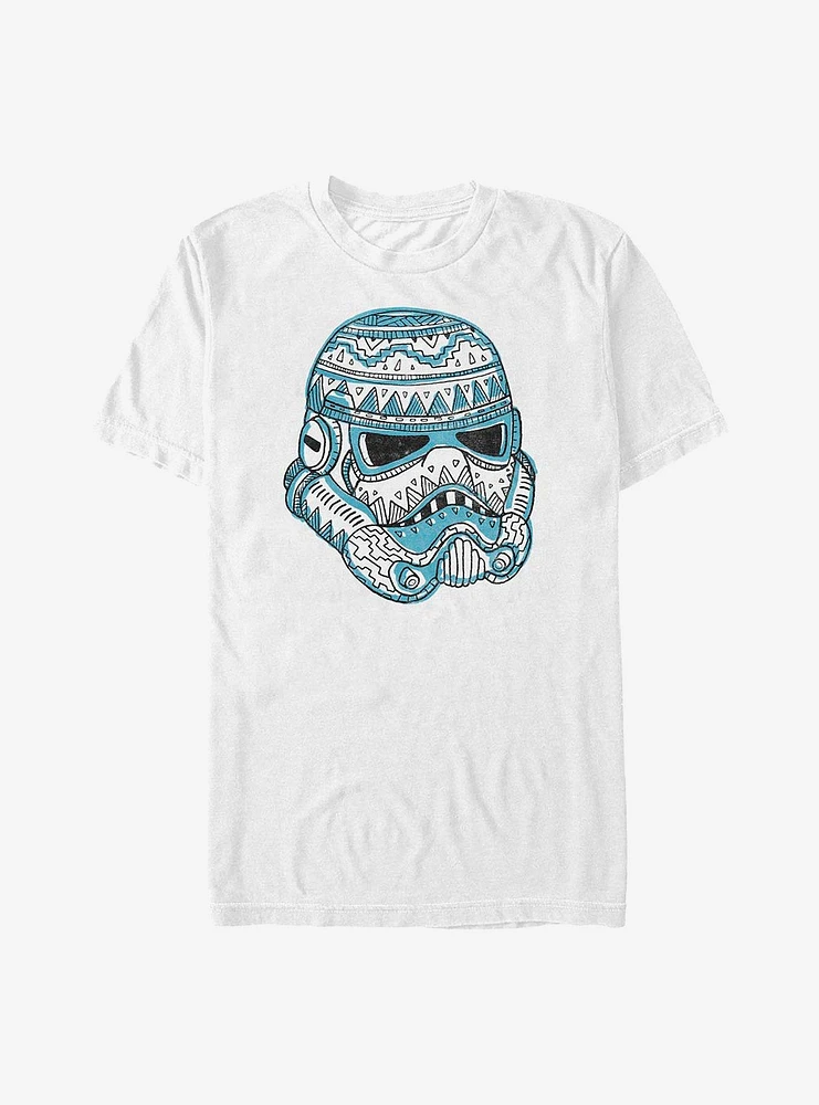 Star Wars Storm Trooper Pattern T-Shirt