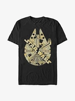 Star Wars Tropical Falcon T-Shirt