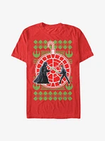 Star Wars Ugly Holiday Merry Duel T-Shirt