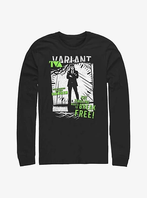 Marvel Loki Displacement Long-Sleeve T-Shirt