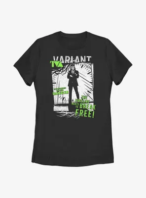 Marvel Loki Displacement Womens T-Shirt