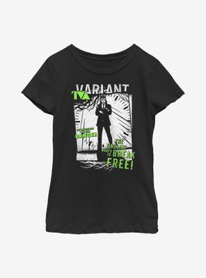 Marvel Loki Displacement Youth Girls T-Shirt