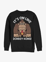 Nintendo Donkey Kong Fist Pump Crew Sweatshirt