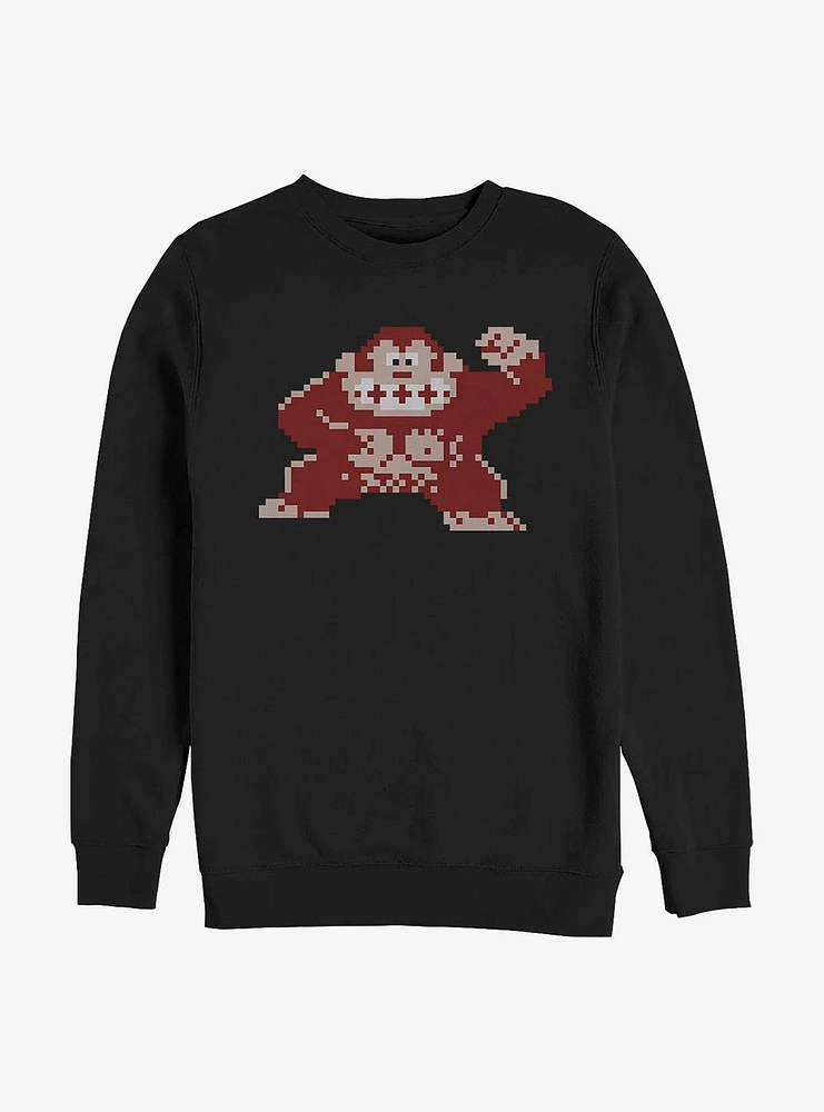 Nintendo Donkey Kong Press Start Crew Sweatshirt