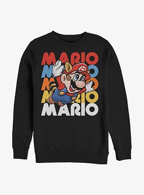 Nintendo Mario Flying Free Crew Sweatshirt
