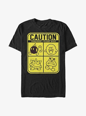 Nintendo Mario Caution T-Shirt