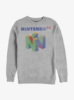 Nintendo N64 Logo Crew Sweatshirt