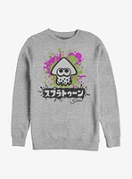 Nintendo Splatoon Inkling Crew Sweatshirt