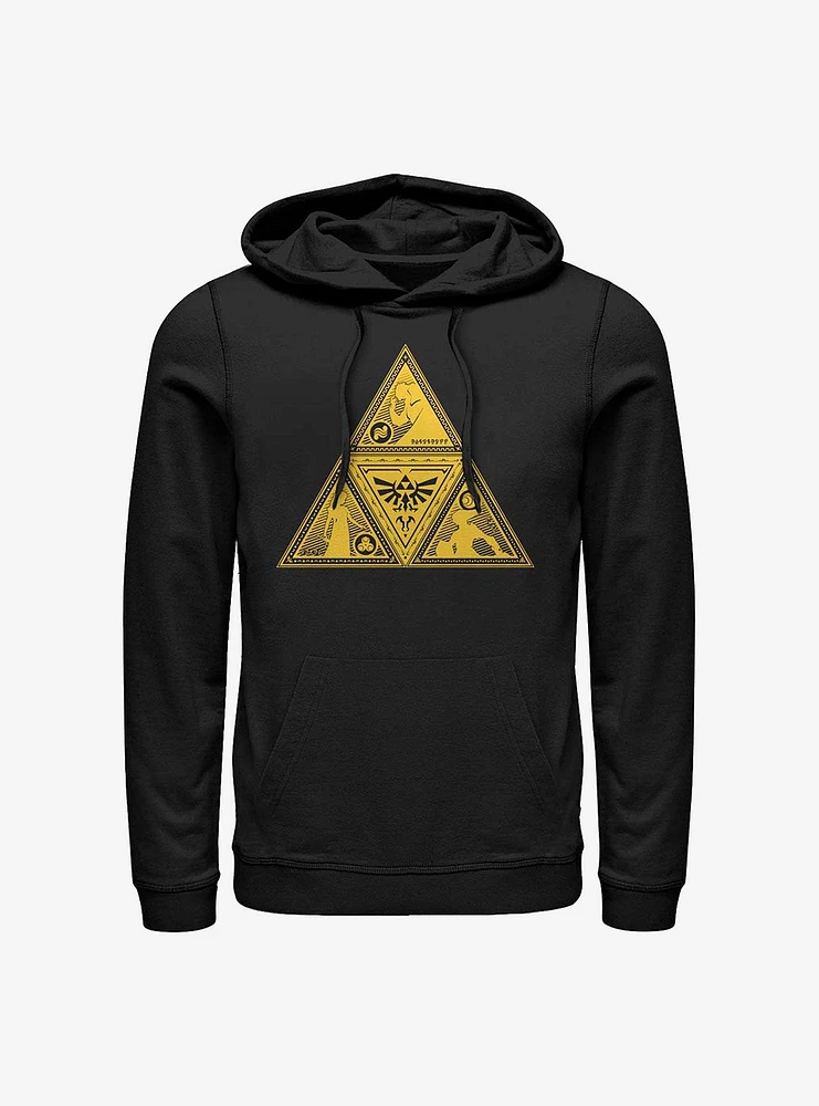 Nintendo Zelda Silhouette Triforce Hoodie