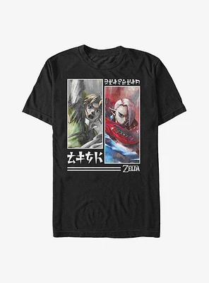 Nintendo Zelda Link Paneled T-Shirt