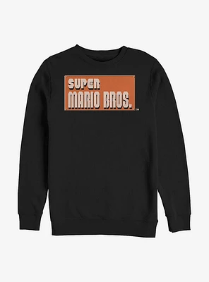 Nintendo Mario Start It Up Crew Sweatshirt