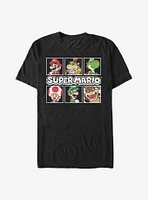 Nintendo Mario Simple Logos T-Shirt