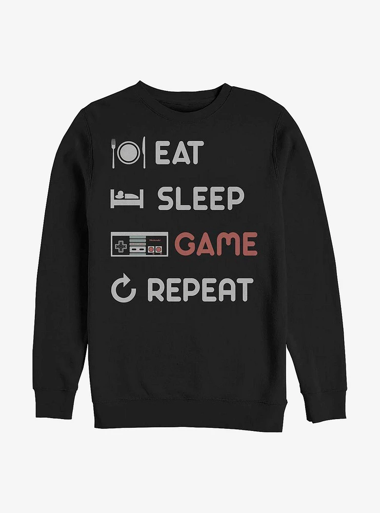 Nintendo Game Repeat Crew Sweatshirt