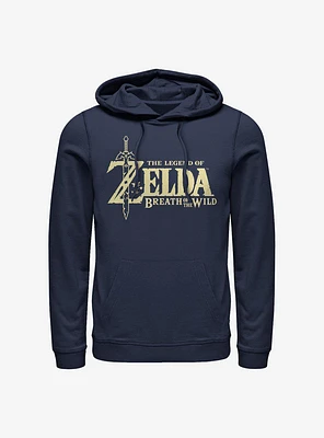 Nintendo Zelda Breath Of The Wild Logo Hoodie